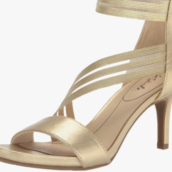 NEW Life Stride Womens Mystique Pump 3 inch heel soft gold Sz 7 - Picture 7 of 7